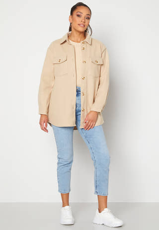 Valentina L/S Check Shacket