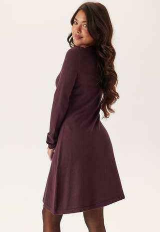 Vicomfy A-line O-neck Knit Dre