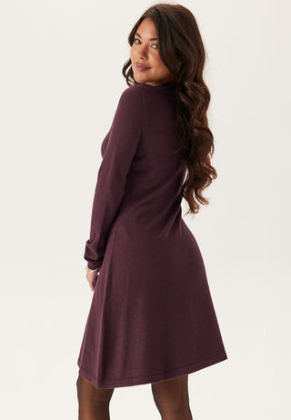 Vicomfy A-line O-neck Strikket Kjole