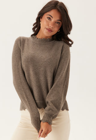 Vinikolina O-neck L/S KNIT TOP