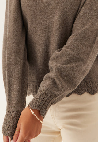 Vinikolina O-neck L/S KNIT TOP