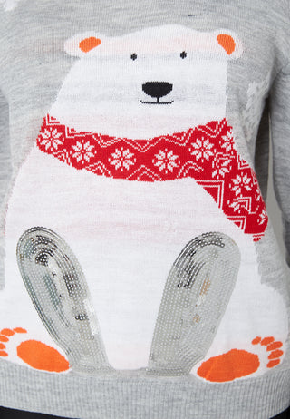 Xmas Snow L/S Pullover