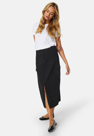 Avelyn HW Midi Skirt