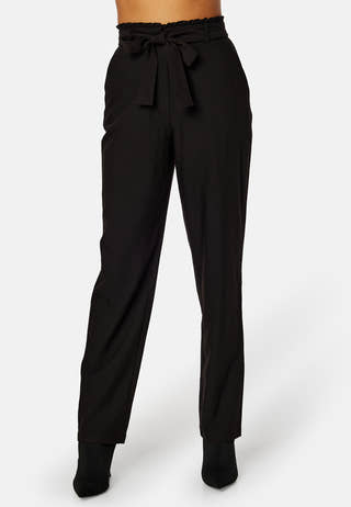 Bosella HW Paperbag Straight Pant