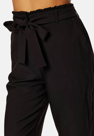 Bosella HW Paperbag Straight Pant
