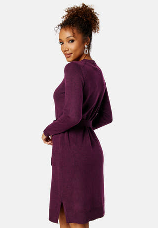 Cava LS O-Neck Knit Dress