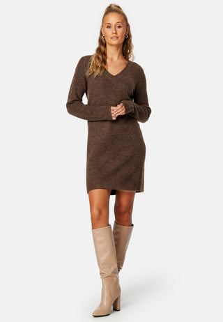 Ellen V-neck Knit Dress