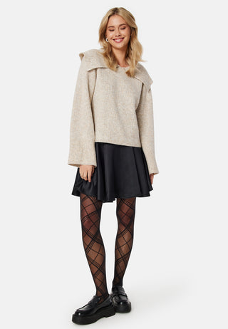 Fade LS Collar Neck Knit