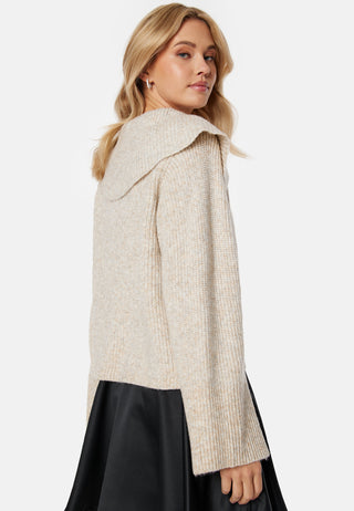 Fade LS Collar Neck Knit