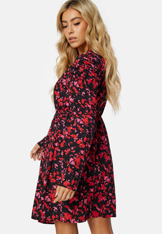 Faline LS Wrap Dress
