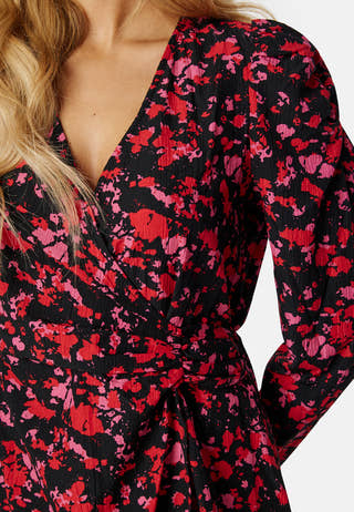 Faline LS Wrap Dress