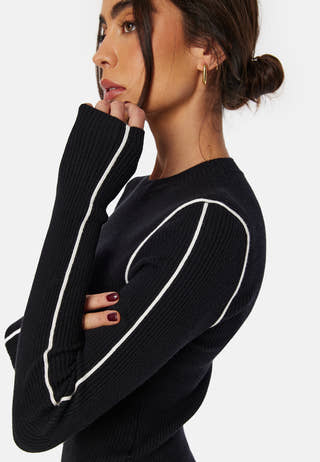 Falke Slim Piping Knit Dress
