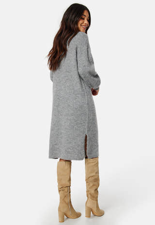 Fea LS V-Neck Knit Dress