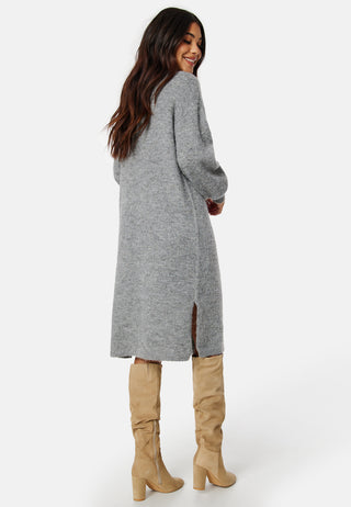 Fea LS V-Neck Knit Dress