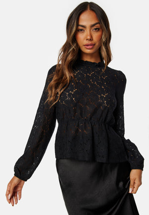 Janessa LS  Lace Top