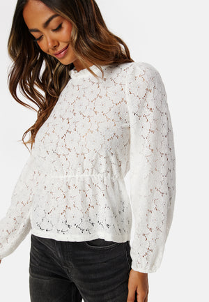 Janessa LS  Lace Top