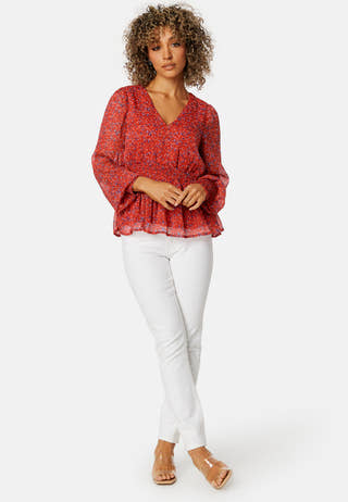 Mynte LS Peplum Top