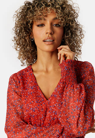 Mynte LS Peplum Top