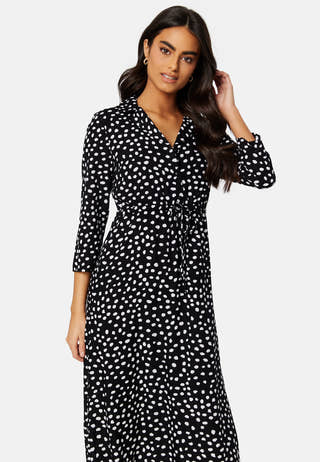 Nya 3/4 Midi Dress