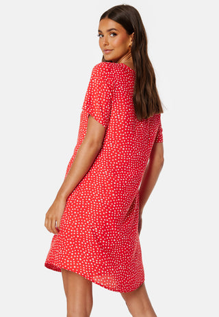 Nya SS V-Neck Short Dress