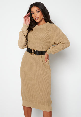 Olivia LS O-Neck Knit Dress