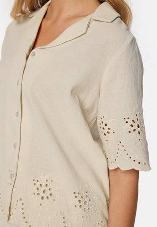 Pcalmina Embroidery Shirt