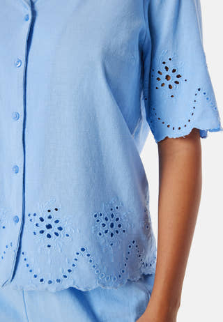 Pcalmina Embroidery Shirt