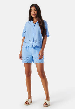 Pcalmina Embroidery Shorts