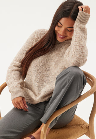 Pcanona Ls O-neck Knit