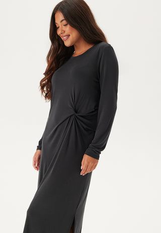 Pcanora Ls Midi Knot Dress Bc
