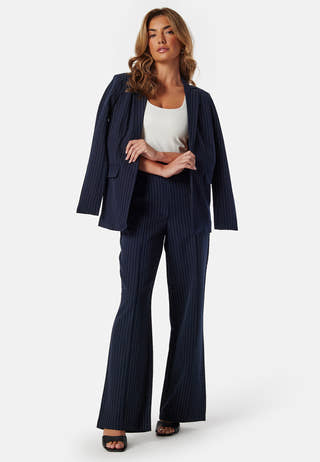 Pcbozzy Hw Wide Striped Pants