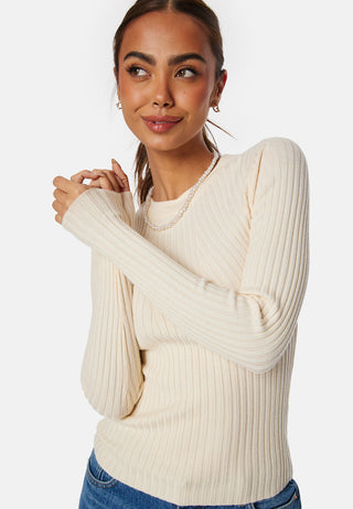 Pccrista LS O-Neck Knit