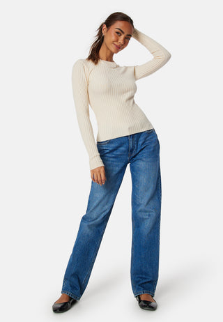 Pccrista LS O-Neck Knit