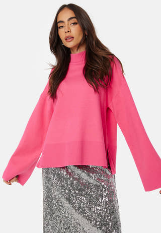 Pcfenda LS High Neck Knit