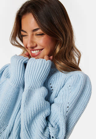 Pcfiola LS High Neck Knit