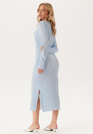 Pcflora Ls Midi Dress