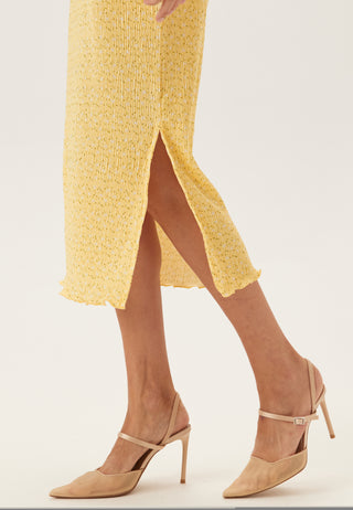 Pcflora Ls Midi Dress