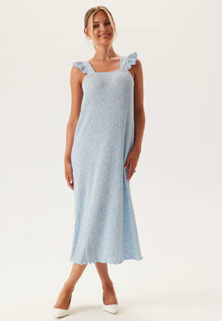 Pcflora Strap Flounce Dress