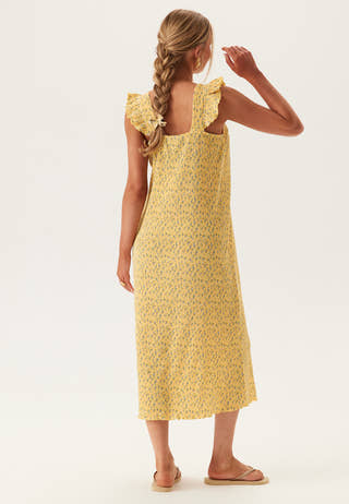 Pcflora Strap Flounce Dress