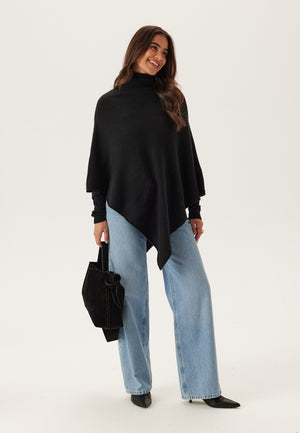 Pcfortuna High Neck Poncho