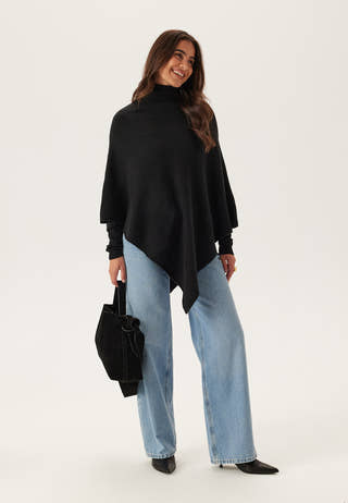 Pcfortuna High Neck Poncho