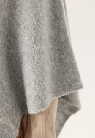 Pcfortuna High Neck Poncho