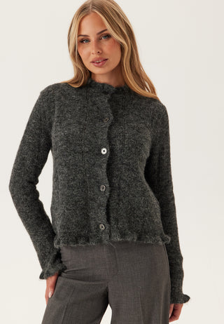 Pcjasmijn Ls O-neck Strikket Cardigan