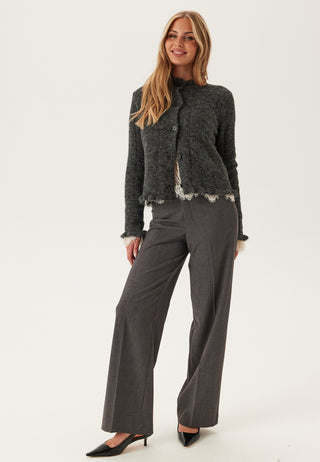 Pcjasmijn Ls O-neck Strikket Cardigan
