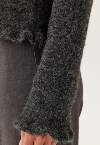 Pcjasmijn Ls O-neck Strikket Cardigan