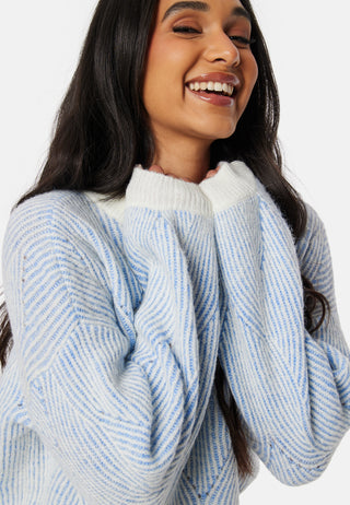 Pcjenna LS O-neck knit