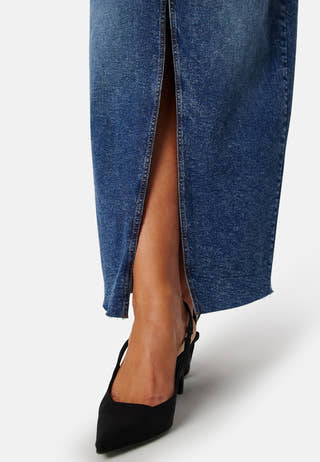 Pcjessie high waist ankle denim skirt