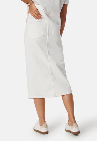 Pcjessie High Waist denim midi skirt