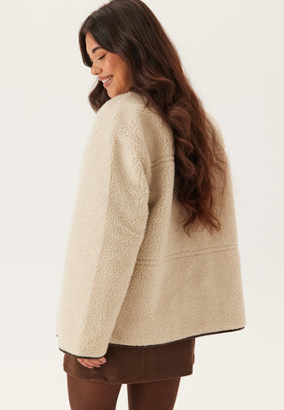 Pcjulie Reversible Teddy Coat