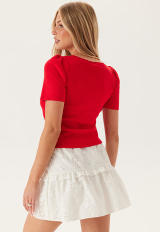 Pcjuline Ss Knit Cardigan